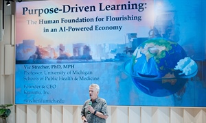 โครงการพัฒนาอาจารย์สู่ความเป็นเลิศด้านการสอน (SWU-BEST) เรื่อง "Purpose-Driven Learning: The human foundation for flourishing in an AI-powered economy"